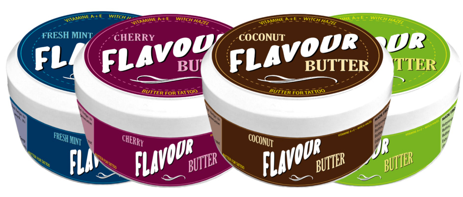 4 flavours butter